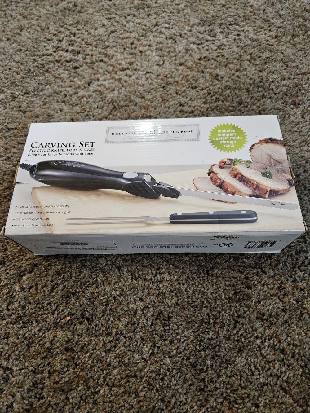 Macy's White Storage/Shipping Box with Barcode